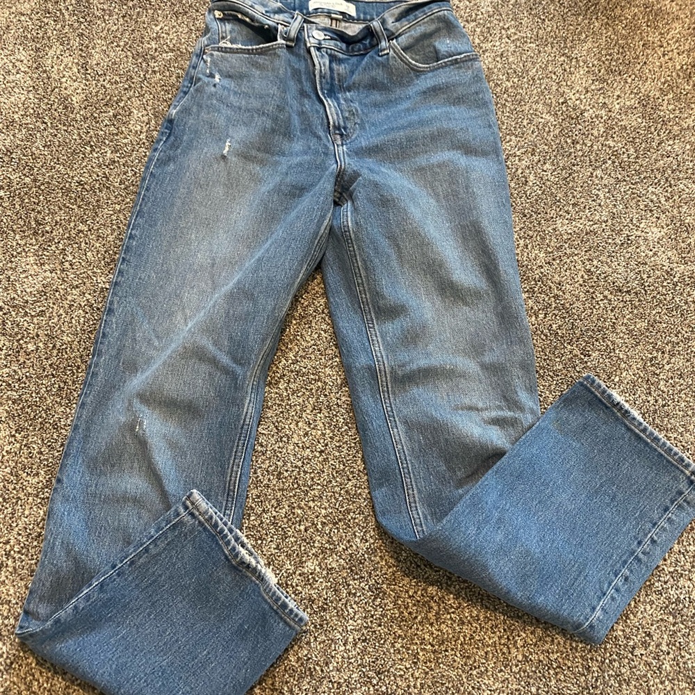 AF 90’s Straight Ultra High Rise Curve Love Jean